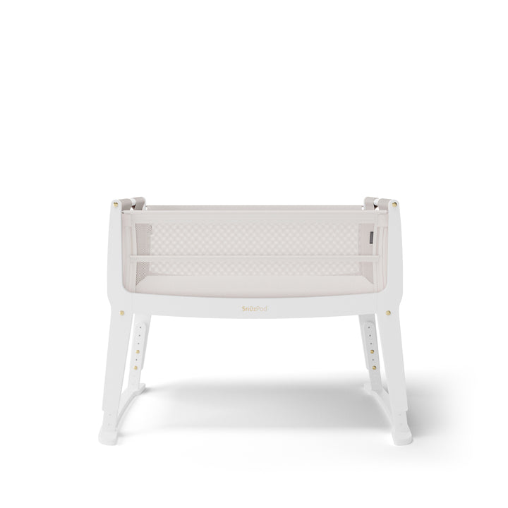 SnuzPod Studio Bedside Crib Bundle - Paris White