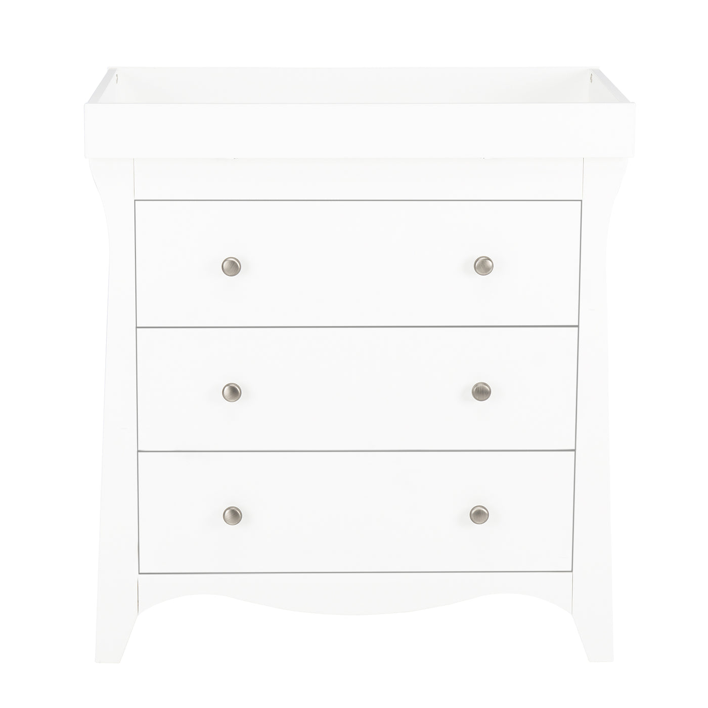 CuddleCo Clara 3 Drawer Dresser & Changer - White