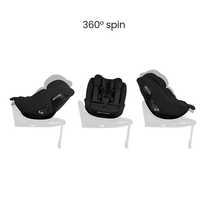 Silver Cross Approach Plus 360 Car Seat - Iconic Black