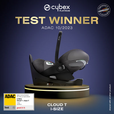 Cybex Cloud T i-Size Car Seat & Base T Isofix Base - Mirage Grey