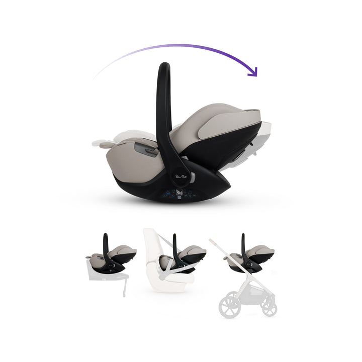 Silver Cross Cove Ultimate 360 Car Seat Bundle - Champagne