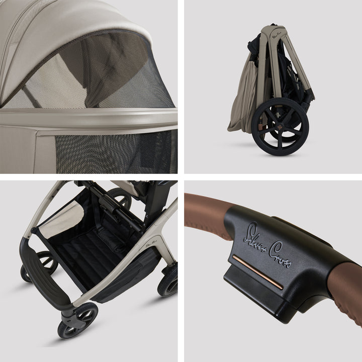 Silver Cross Cove Ultimate 360 Car Seat Bundle - Champagne