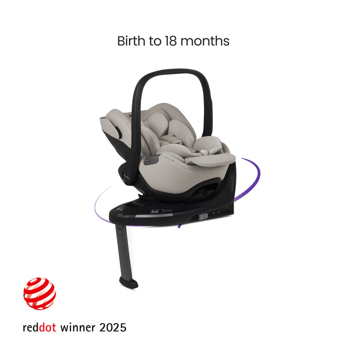 Silver Cross Cove Ultimate 360 Car Seat Bundle - Champagne