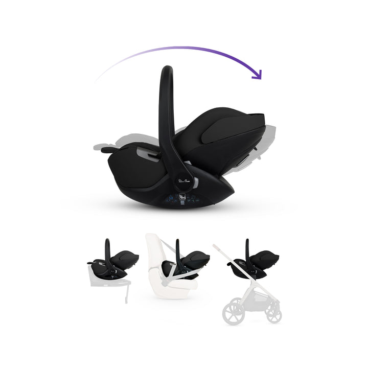 Silver Cross Cove Ultimate 360 Car Seat Bundle - Damson