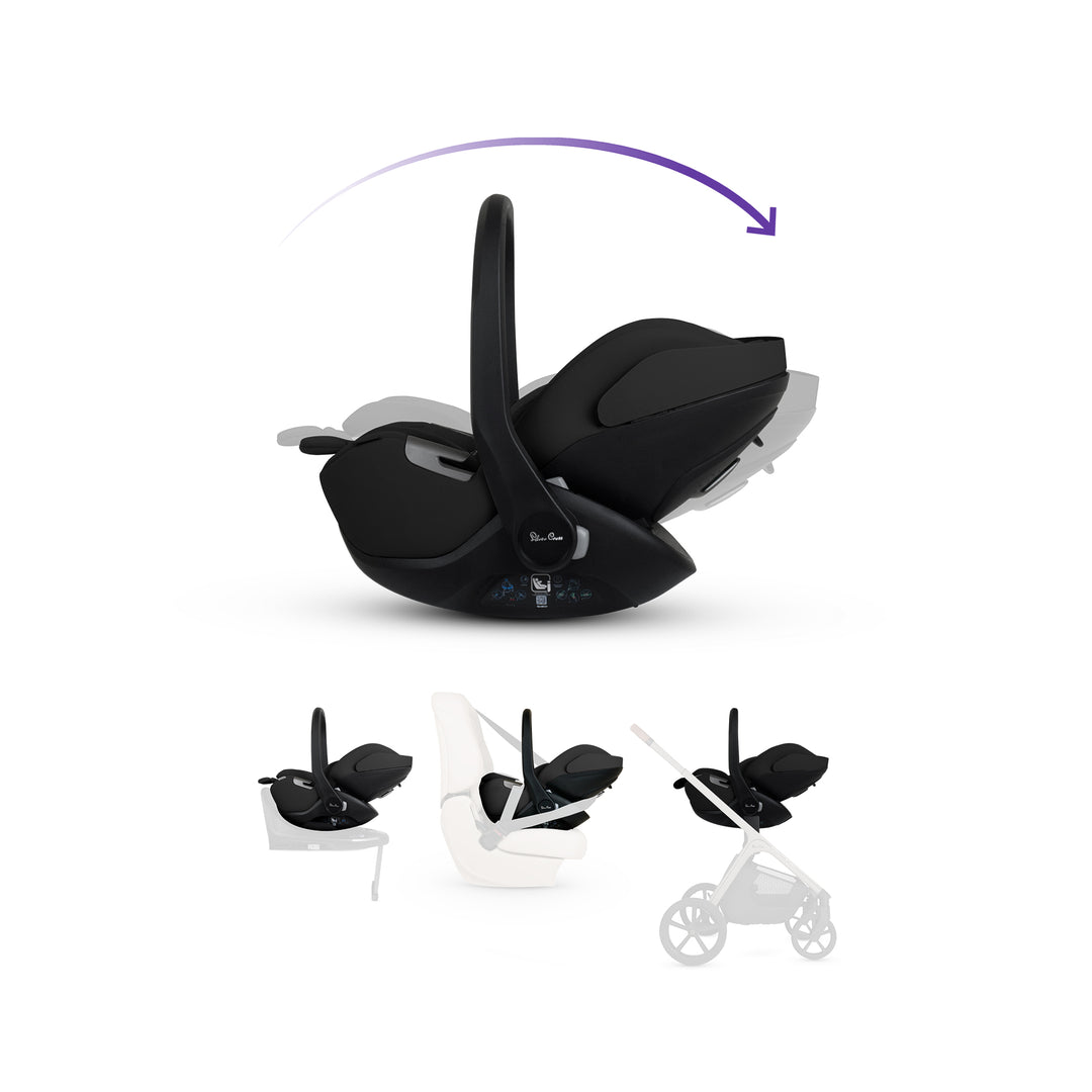Silver Cross Cove Ultimate 360 Car Seat Bundle - Onyx