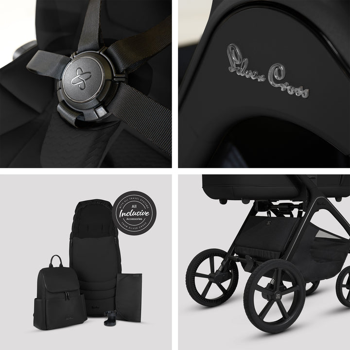 Silver Cross Cove Ultimate 360 Car Seat Bundle - Onyx