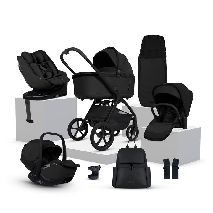 Silver Cross Cove Ultimate 360 Family Car Seat Bundle - Onyx