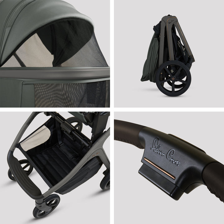 Silver Cross Cove Ultimate 360 Car Seat Bundle - Pewter