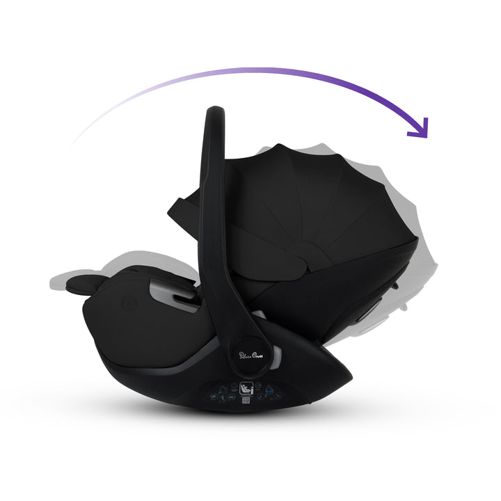 Silver Cross Glide Plus 360 Infant Car Seat - Iconic Black