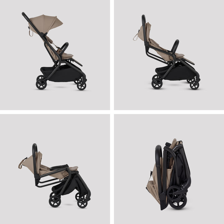 Silver Cross Nia Stroller & Carrycot - Champagne