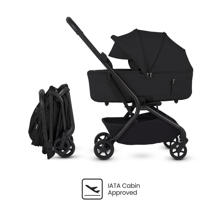 Silver Cross Nia Stroller & Carrycot - Onyx