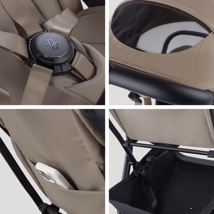 Silver Cross Nia Stroller - Champagne