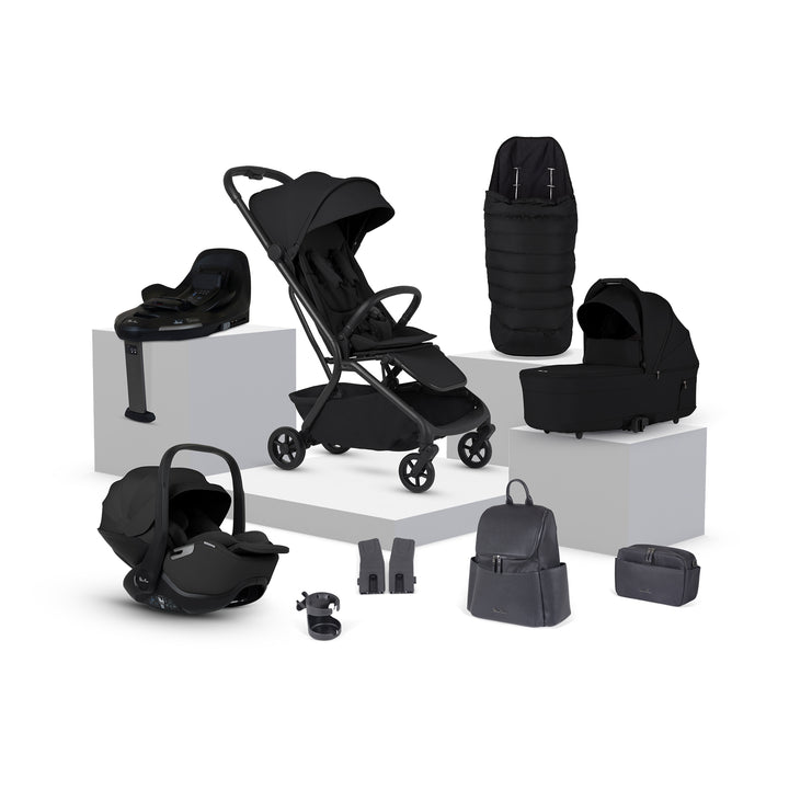 Silver Cross Nia Travel System with Accessory Pack - Onyx