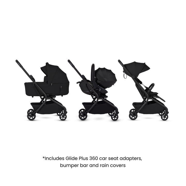 Silver Cross Nia Travel System with Accessory Pack - Onyx
