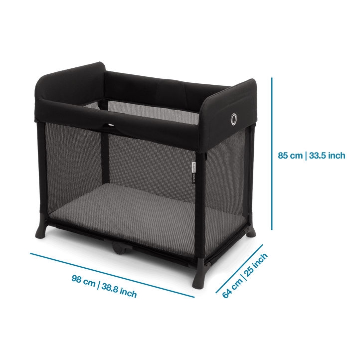 Bugaboo Stardust Travel Cot - Black