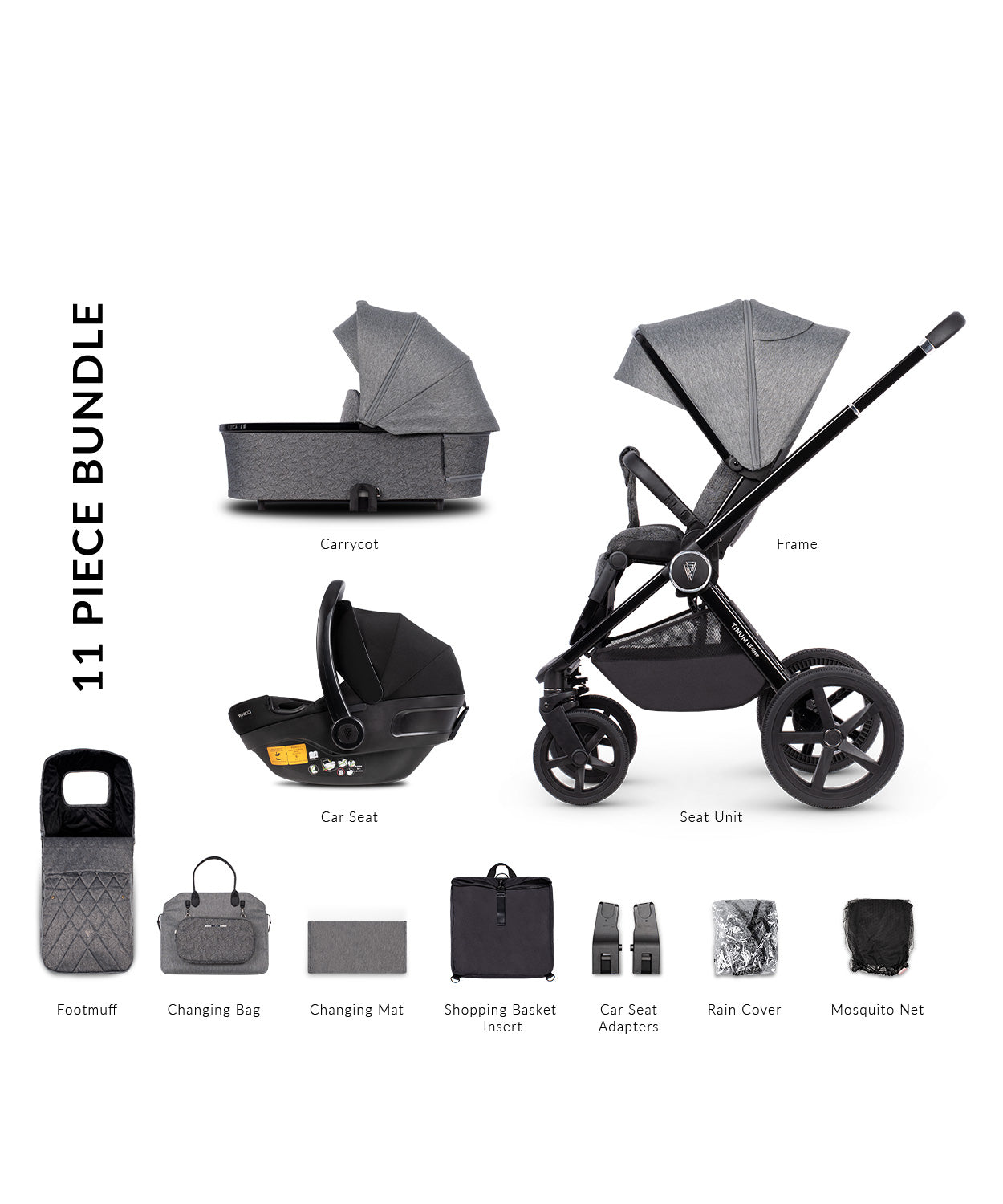 Venicci sales carrycot overnight