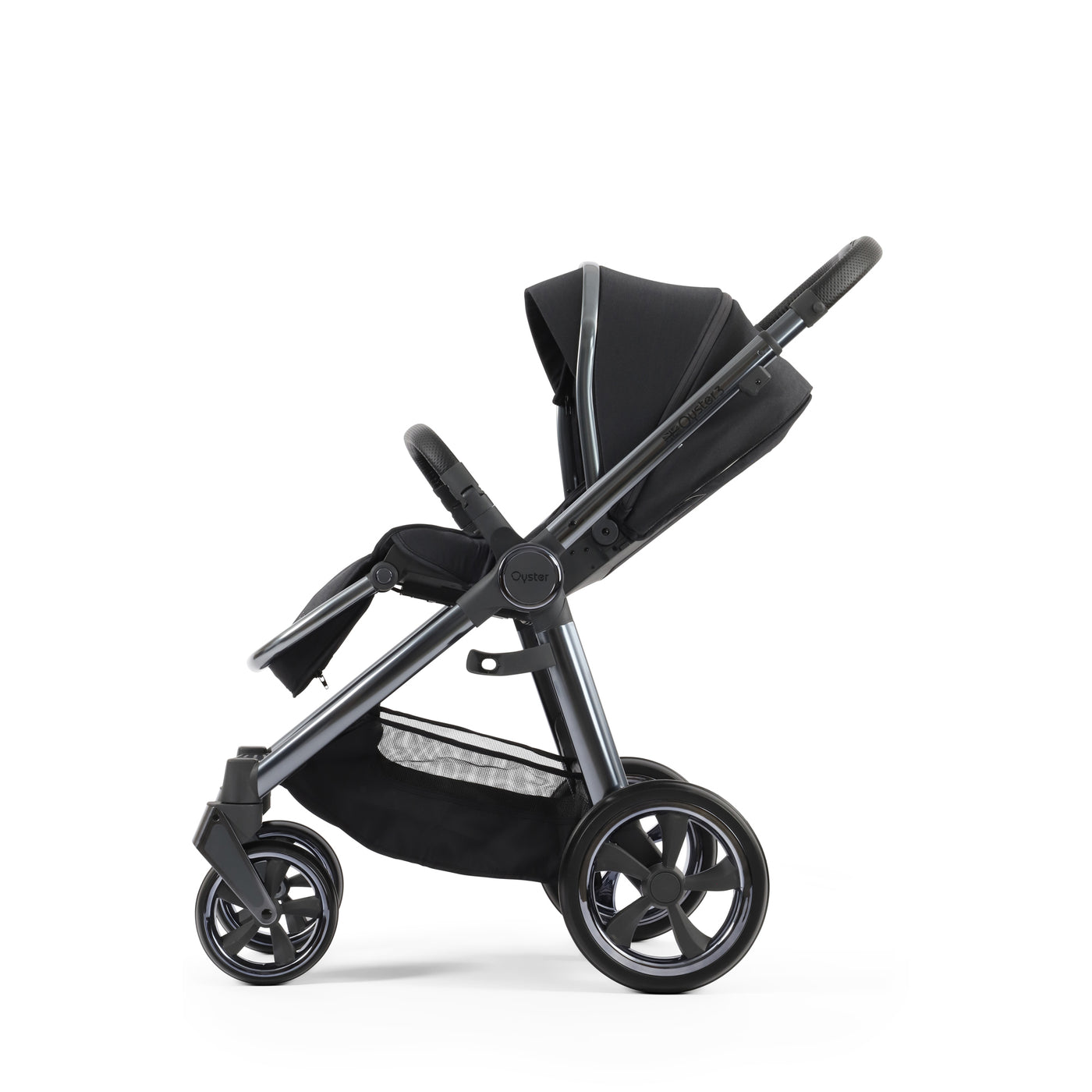 Babystyle Oyster 3 Ultimate Bundle with Cybex Cloud T & Base - Carbonite