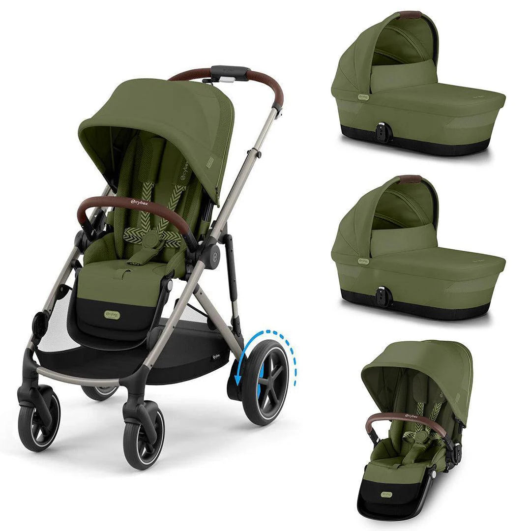 cybex twin pushchair Cybex e-Gazelle S Twin Pushchair