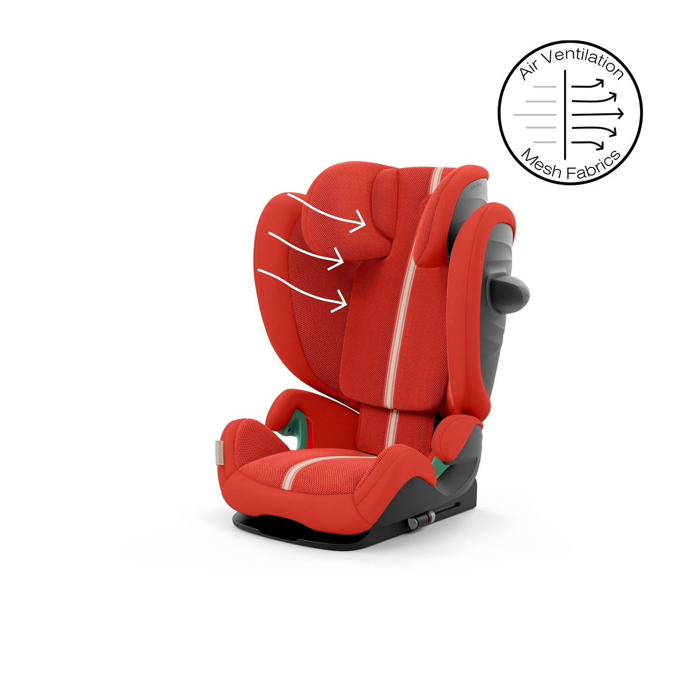 Cybex Solution G i-Fix PLUS Car Seat - Hibiscus Red