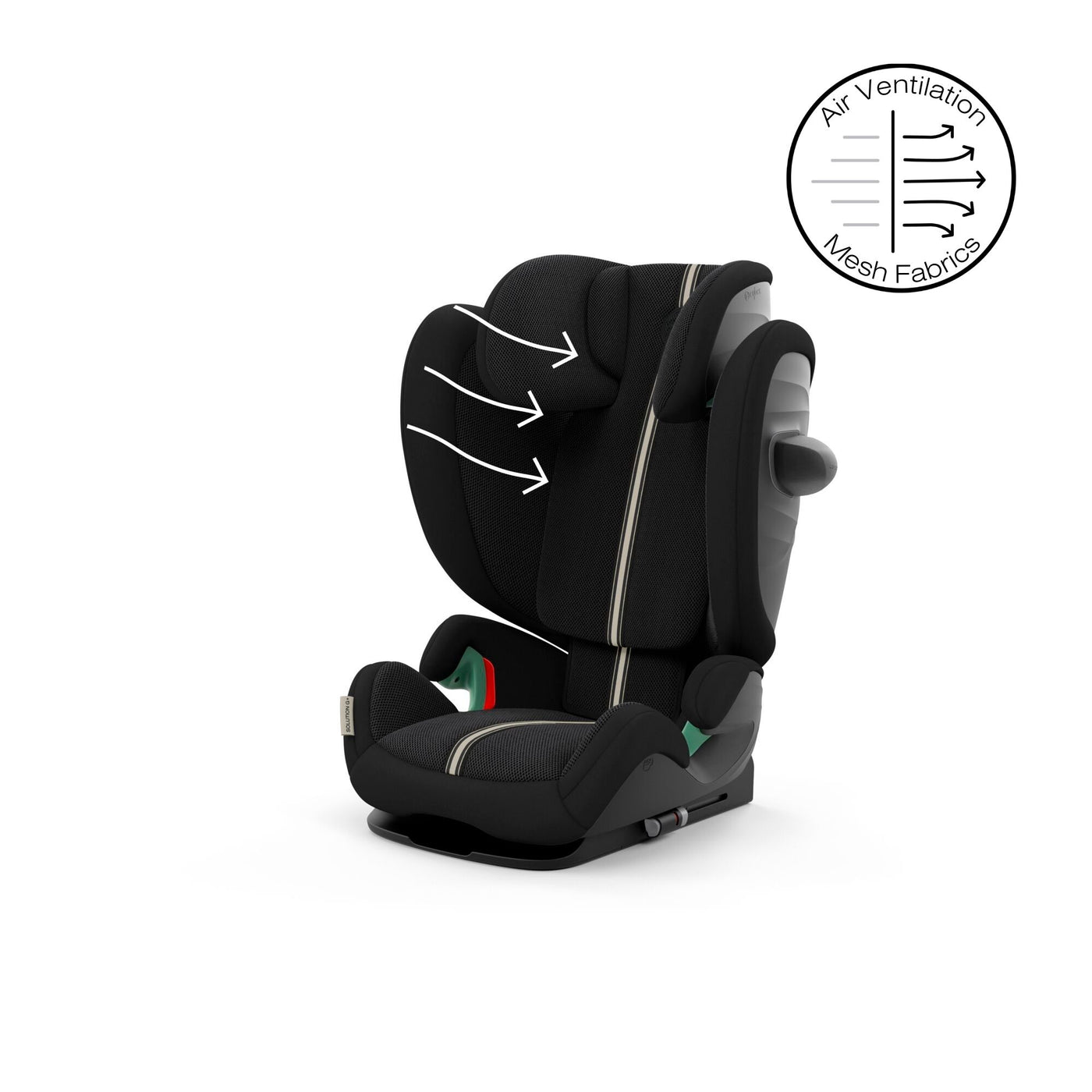 Cybex Solution G i-Fix PLUS Car Seat - Moon Black