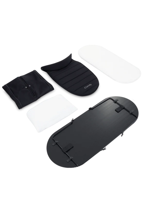 iCandy Peach 7 2nd CarrycotFabric - Black Edition
