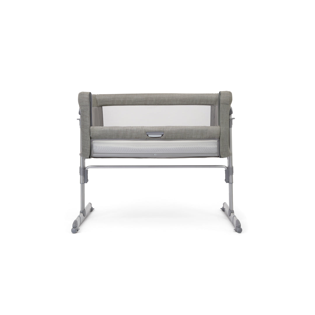 Joie Roomie Glide Bedside Crib - Foggy Grey