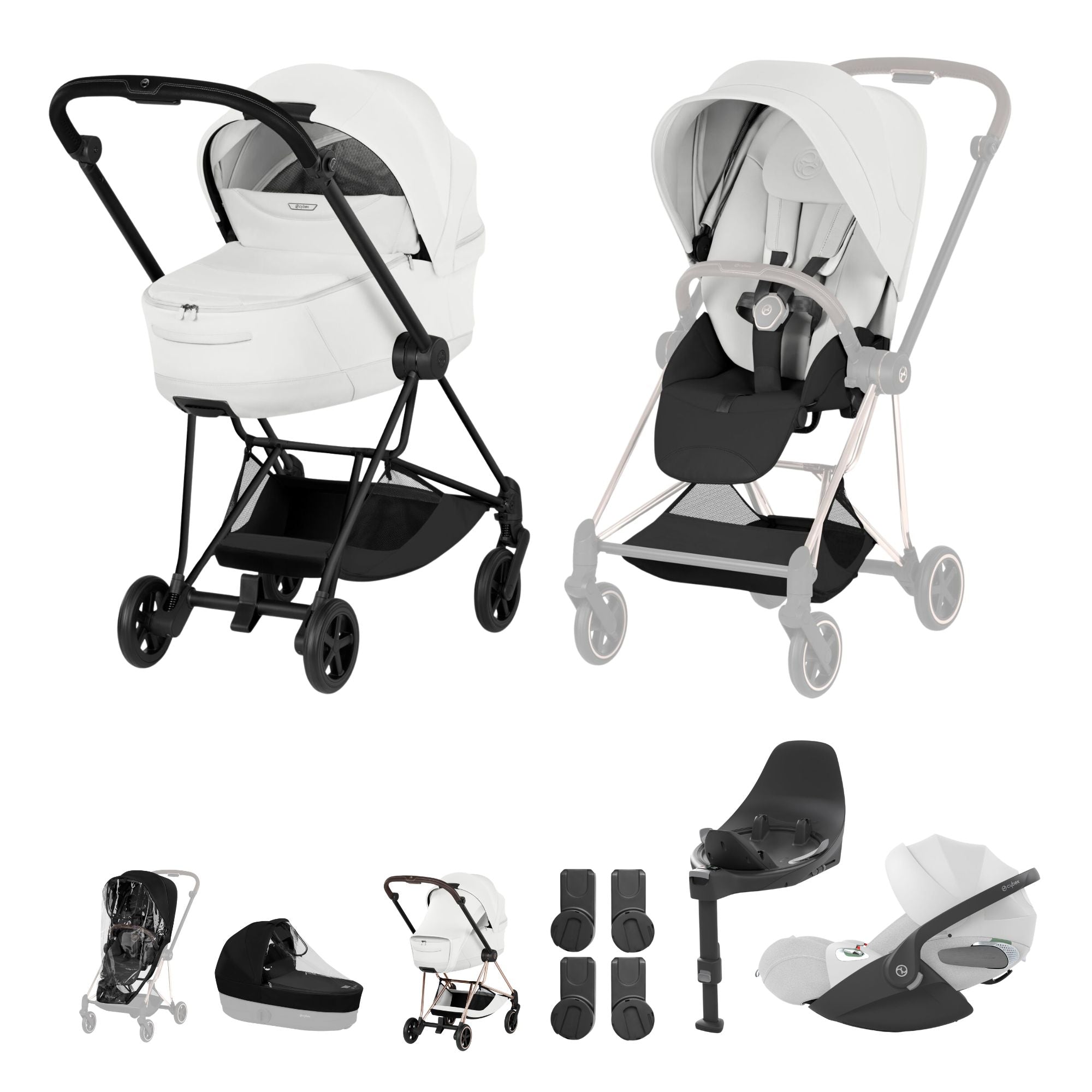 Cybex Mios Fold Cot Travel System Bundle
