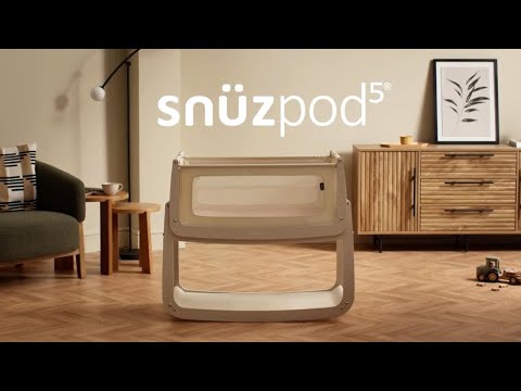 SnuzPod5 Bedside Crib - Natural