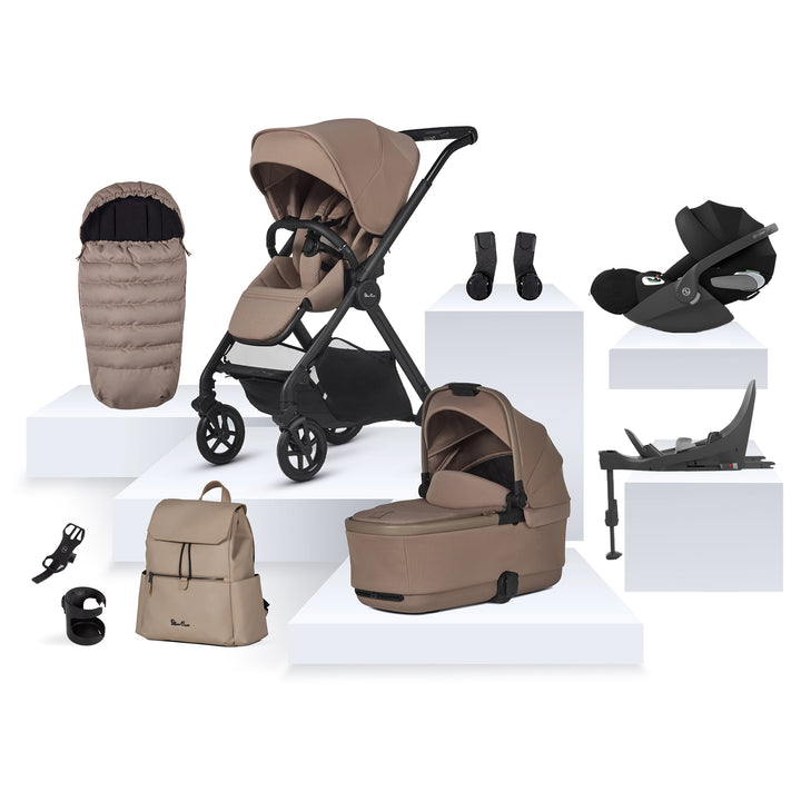 Silver Cross Reef 2 Cybex Cloud T Ultimate Bundle - Mocha