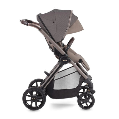 Silver Cross Reef Ultimate Bundle with First Bed Folding Carrycot - Earth