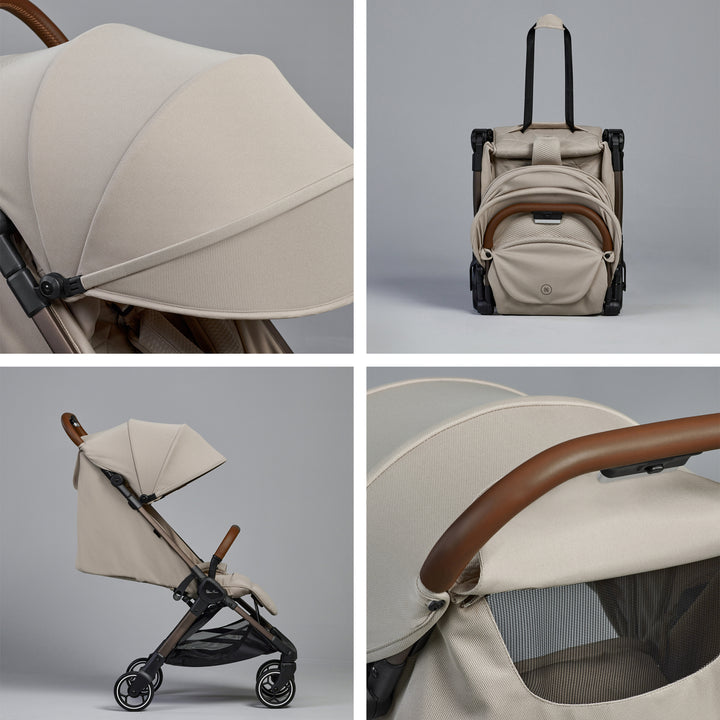 Silver Cross Clic 2 & Free Footmuff - Latte