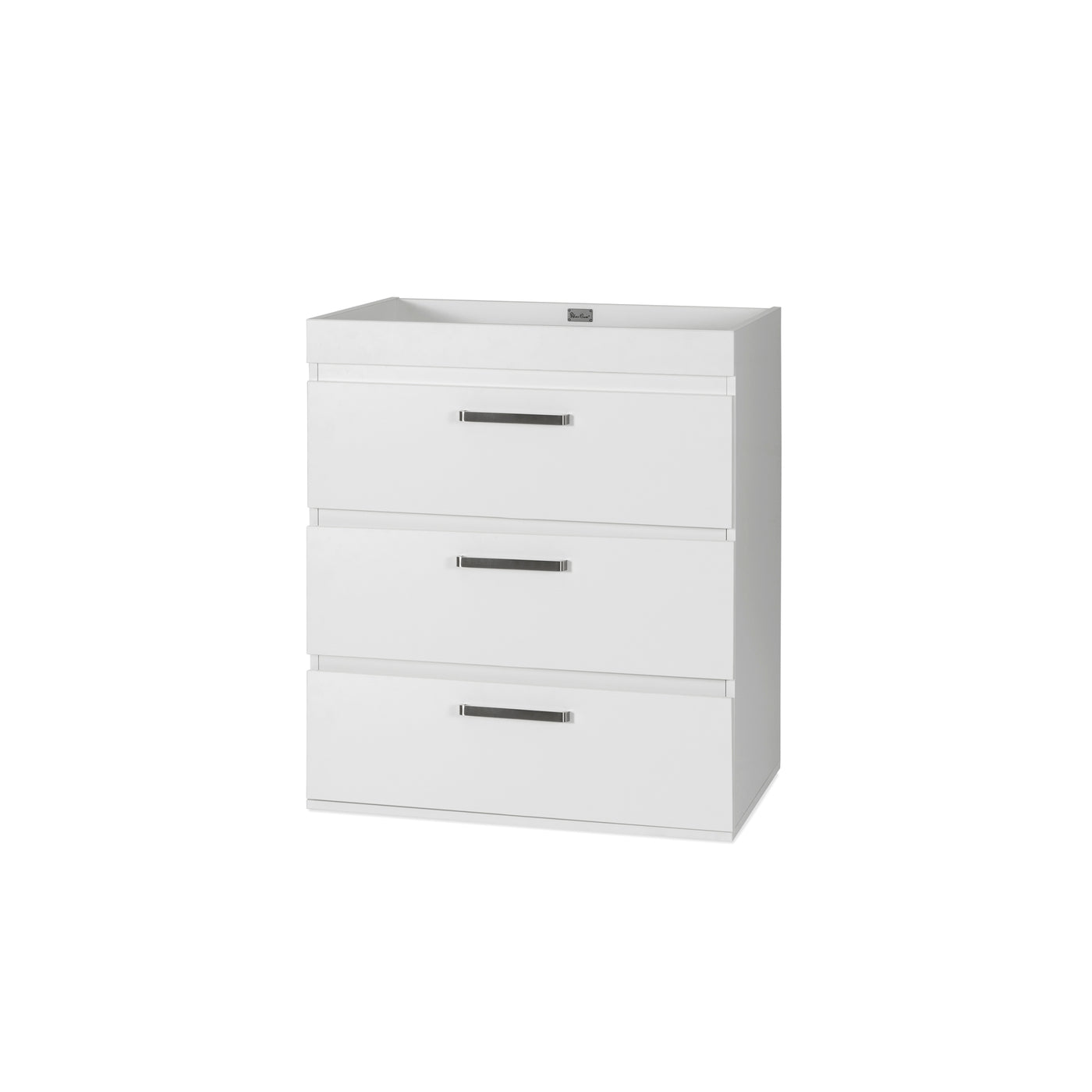 Silver Cross Cot Bed and Dresser - Finchley White
