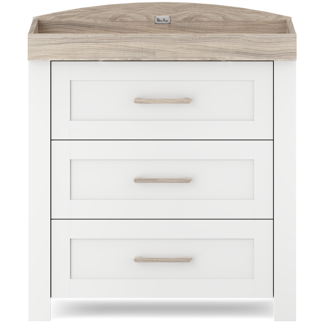 Silver Cross Valencia 2 Piece Nursery Set (Cot Bed & Dresser)