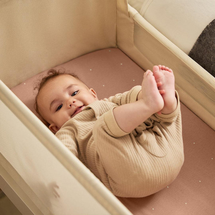 SnuzPod5 Bedside Crib - Cashmere