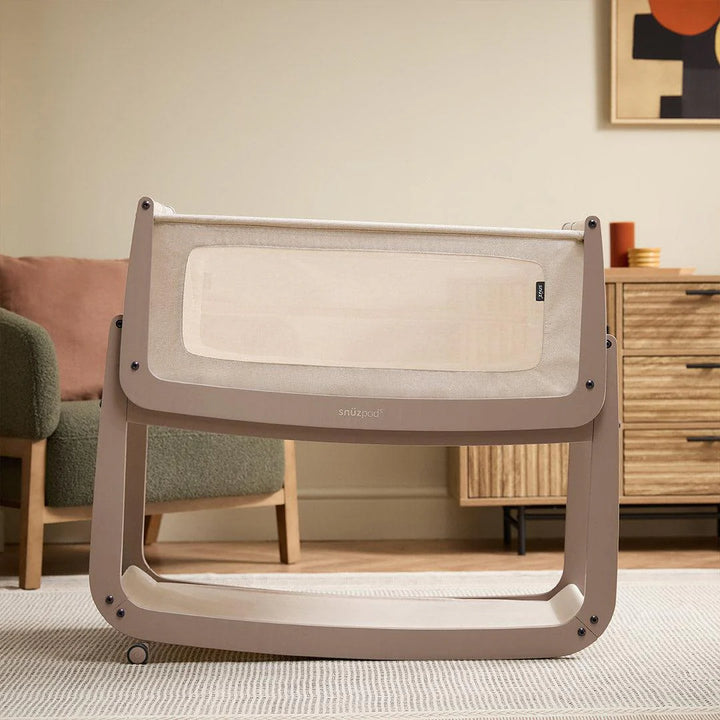 SnuzPod5 Bedside Crib - Mocha