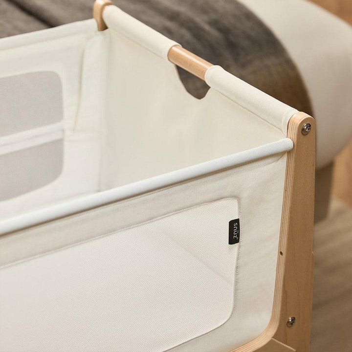 SnuzPod5 Bedside Crib - Natural