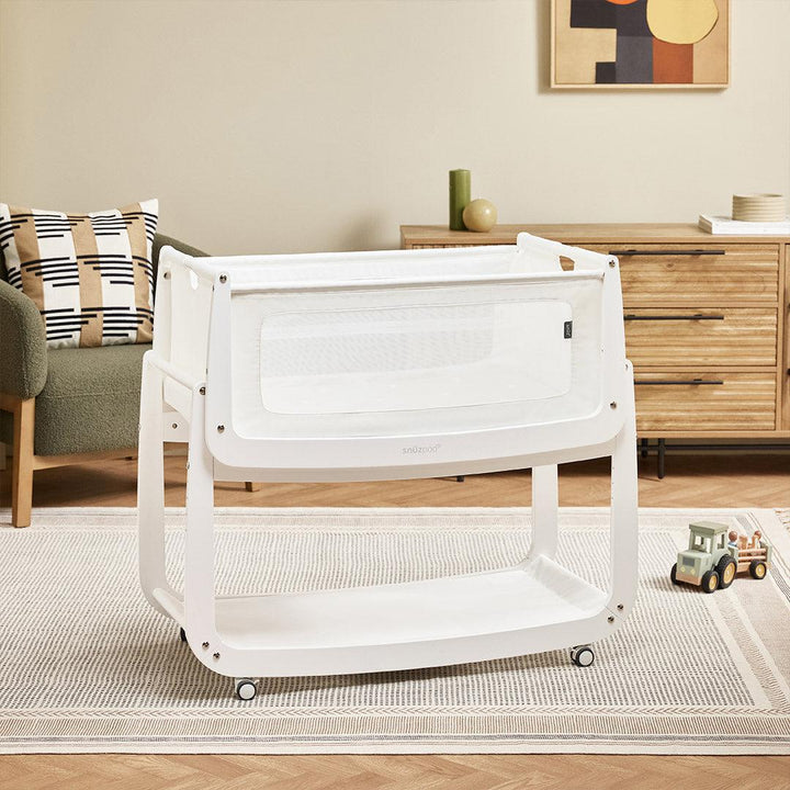 SnuzPod5 Bedside Crib - White