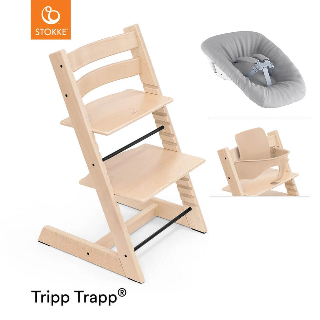 Tripp Trapp Newborn Bundle + Baby Set - Natural