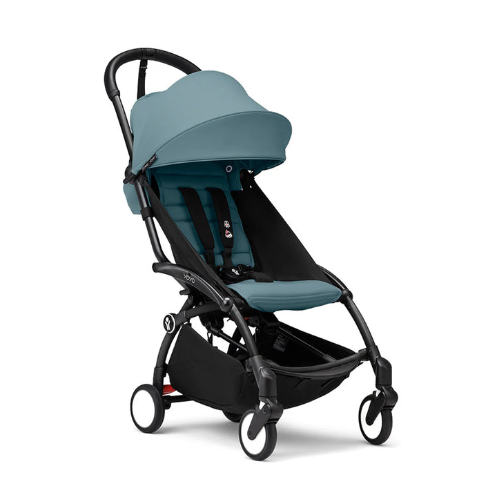 Stokke® YOYO 3 Newborn Shell & 6+ Stroller - Aqua