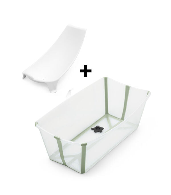 Stokke Flexi Bath Bundle - Transparent Green