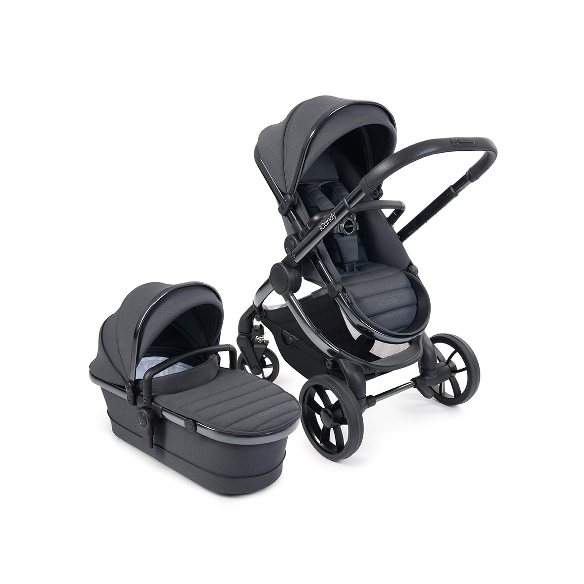 iCandy Peach 7 Combo Dark Grey Phantom Baby Nest