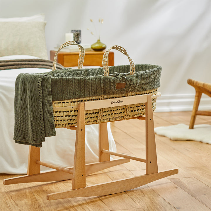 Little Green Sheep Organic Cellular Blanket - Juniper