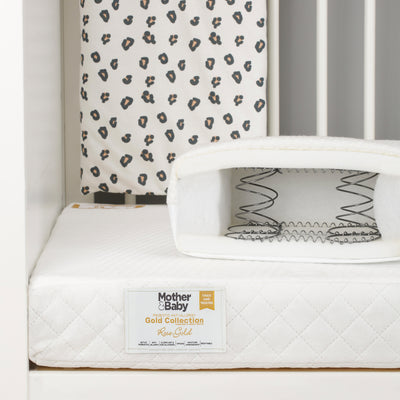 Mother&Baby Rose Gold Anti Allergy Sprung Cot Bed Mattress
