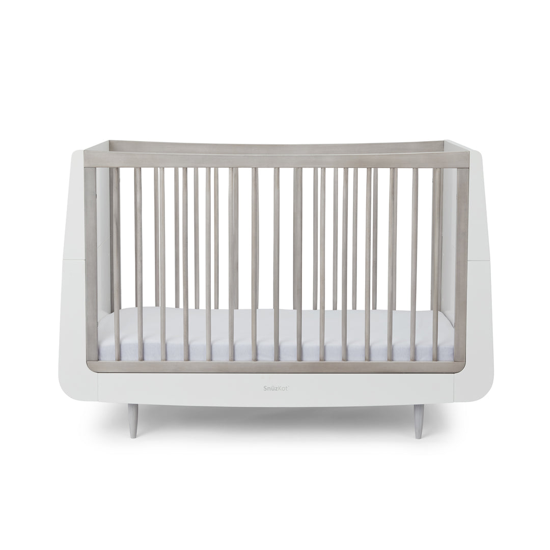 SnuzKot Skandi - The Natural Edit - 2 Piece Nursery Furniture Set - Silver Birch