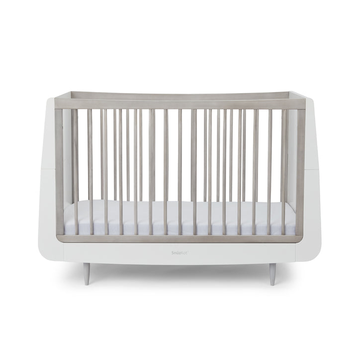 SnuzKot Skandi - The Natural Edit - 2 Piece Nursery Furniture Set - Silver Birch