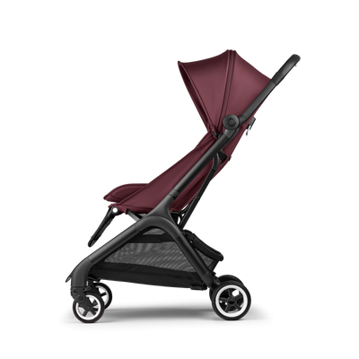 Bugaboo Butterfly Pushchair & Free Bumper Bar - Black/Dark Cherry