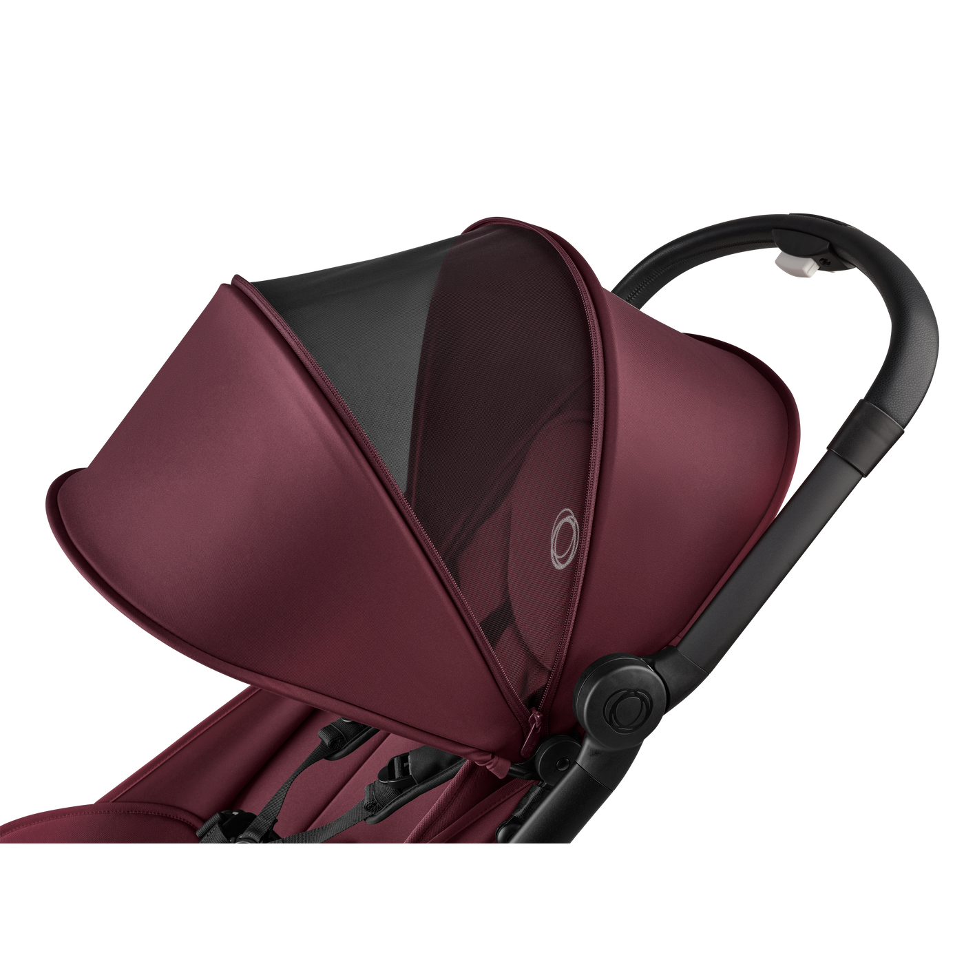 Bugaboo Butterfly Pushchair & Free Bumper Bar - Black/Dark Cherry