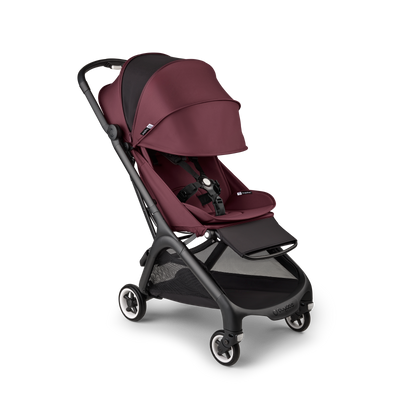 Bugaboo Butterfly Pushchair & Free Bumper Bar - Black/Dark Cherry