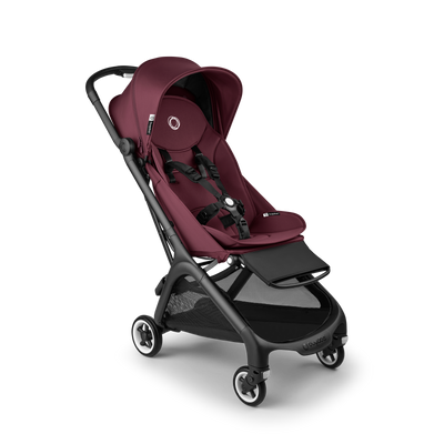 Bugaboo Butterfly Pushchair & Free Bumper Bar - Black/Dark Cherry