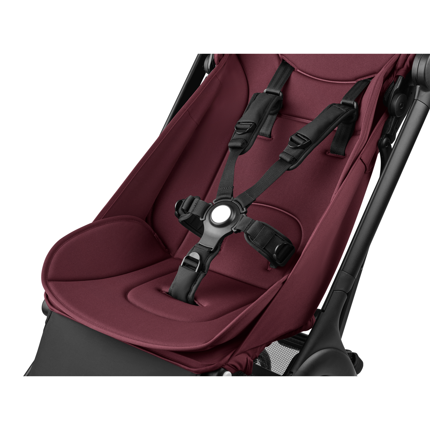 Bugaboo Butterfly Pushchair & Free Bumper Bar - Black/Dark Cherry